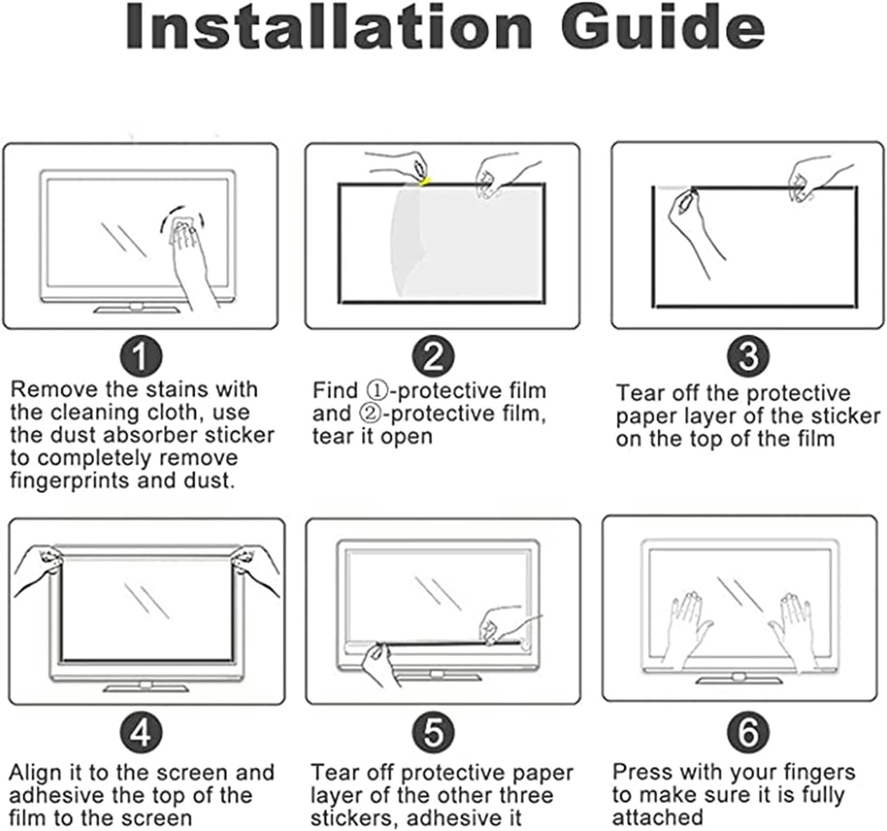 Protector de pantalla anti luz azul for TV, filtra el exceso dañina, antirradiación/antimiopía for bebés, for LCD, LED y OLED(40"(875 * 483mm))