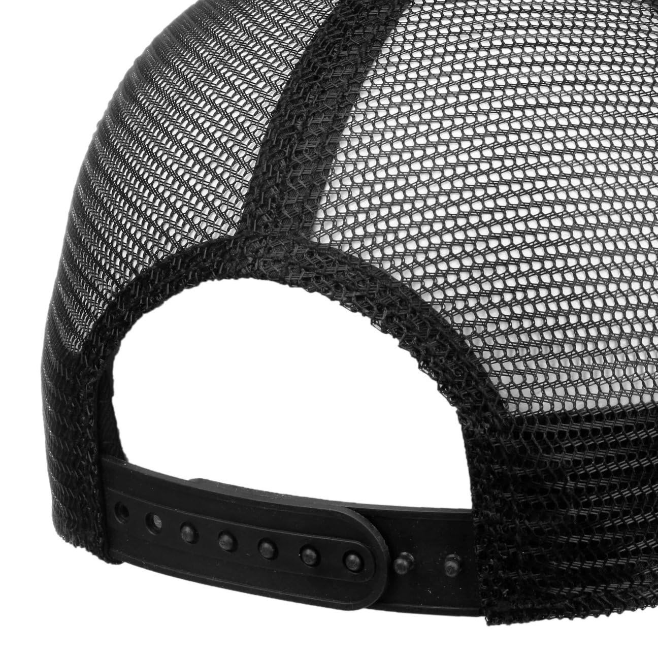 Stetson Cappellino Trucker Classic Donna/Uomo - Berretto Baseball Mesh cap Snapback, con Visiera Primavera/Estate - Taglia Unica Nero