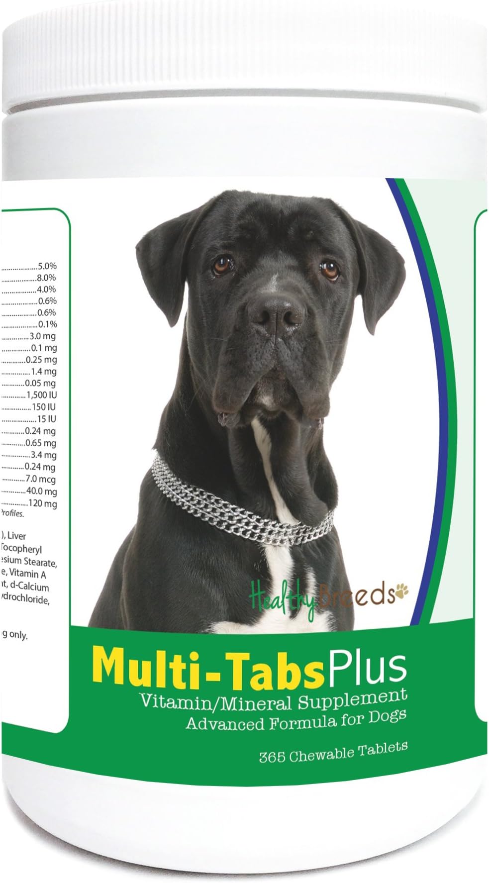 Healthy Breeds Cane Corso Multi-Tabs Plus Chewable Tablets 365 Count