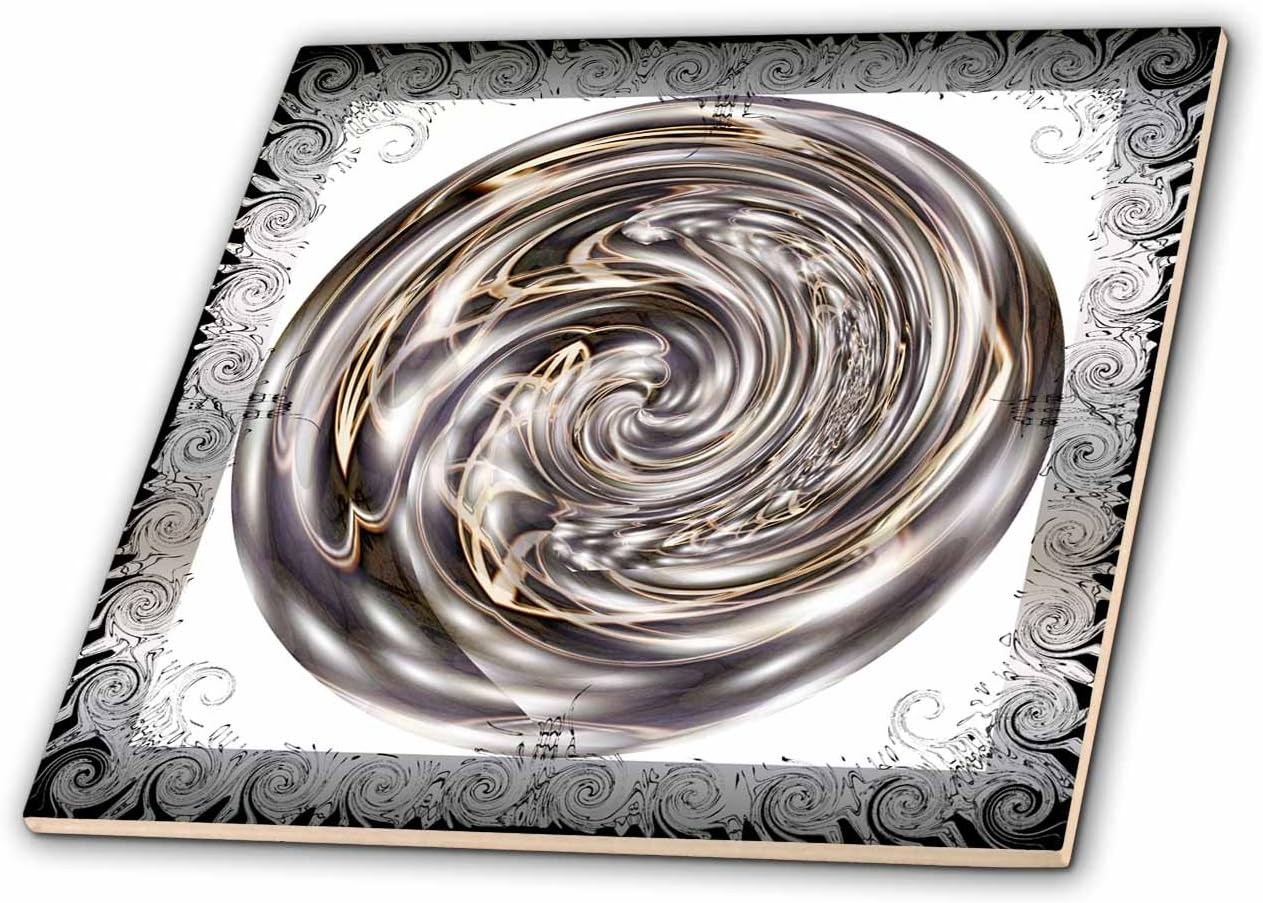 3dRose LLC Clearing 8-Inch Glass Tile