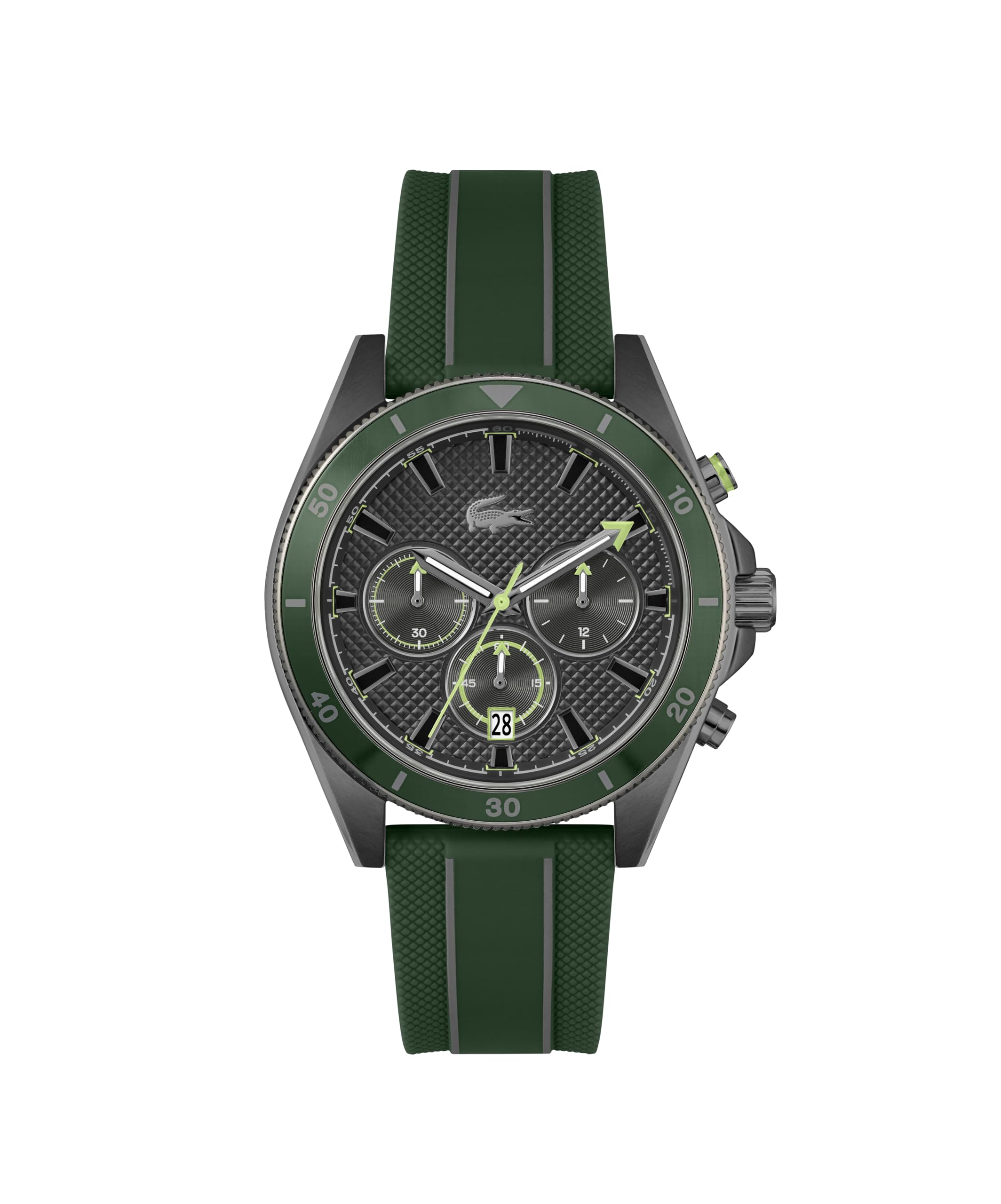 Lacoste Chronograph Quarz Uhr für Herren Kollektion MAINSAIL mit Edelstahl- oder Silikonarmband