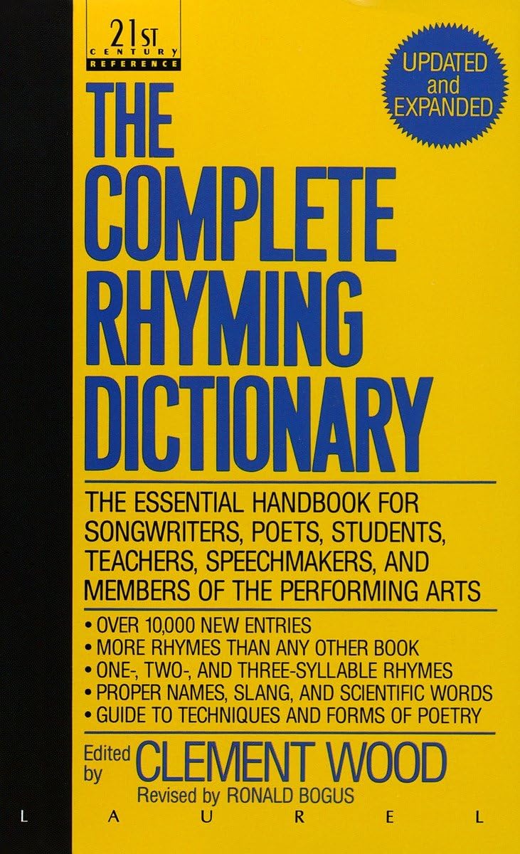 The Complete Rhyming Dictionary Updated and Expanded Amazon.co.uk