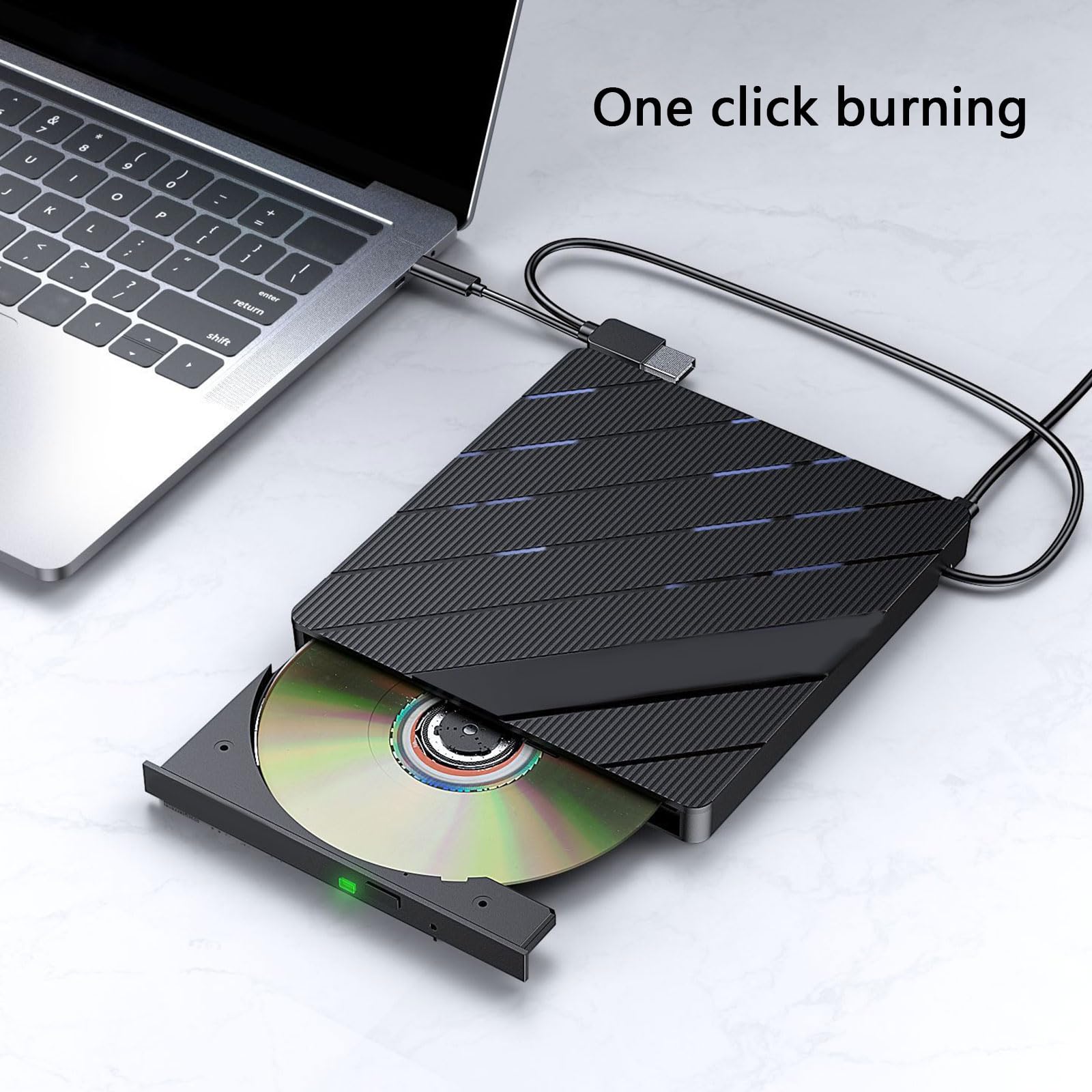 Unidades CDDVD externas USB 3.0 e interfaces tipo C quemadores externos para sistemas de PC portátil
