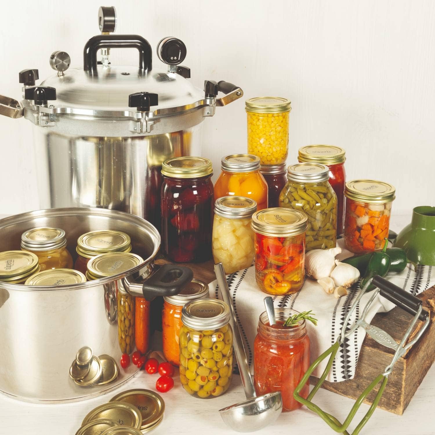 Lehman's Mason Jar Canning Lids - Wide Mouth Lid Toppers Fit Ball and Kerr Jars, 3.25 inch Food Grade with Thick Seals, USA Made, 300 Count