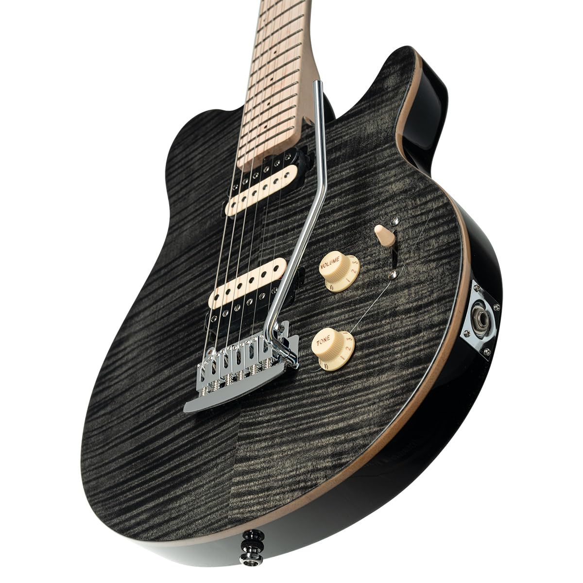 Amazon | STERLING by Musicman SUB AX3FM-TBK-M1 AXIS FLAME MAPLE 