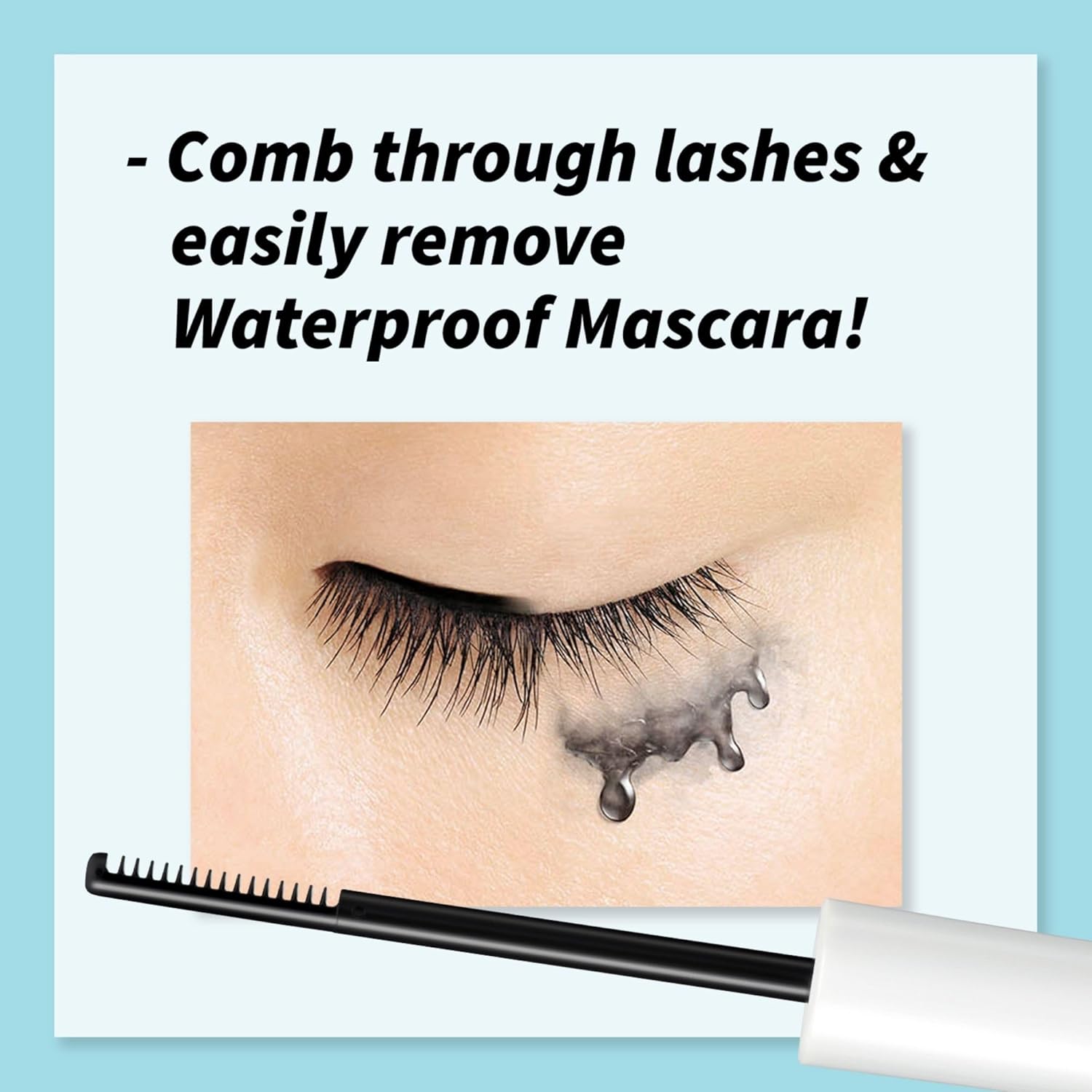 HEROINE MAKE by KISSME Mascara Remover for Waterproof Mascara, Fast-Acting Remover for Waterproof Eye Makeup, Lash-Conditioning & Gentle Non-Irritating Formula for Sensitive Eyelids from Japan 2 EA - Image 6