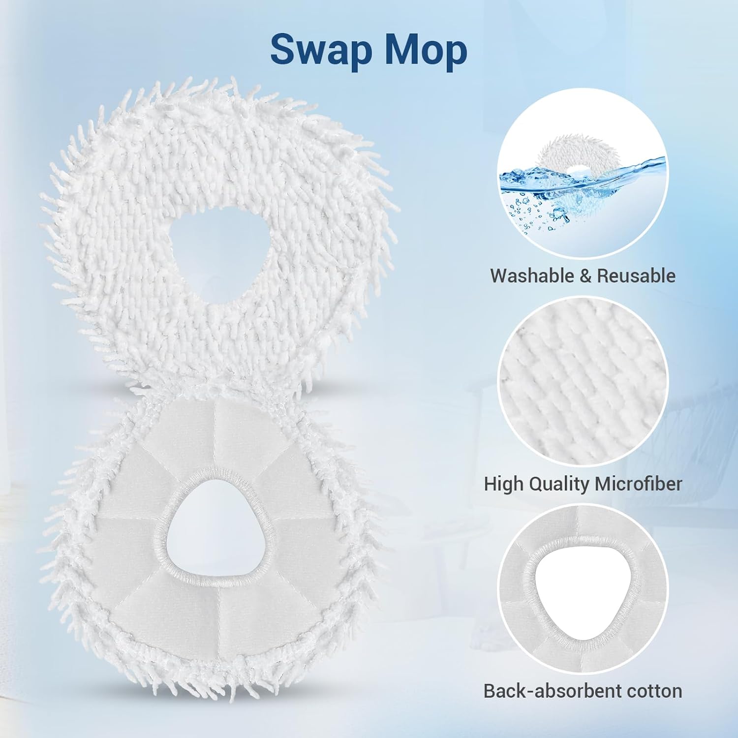 20Pcs Replacement Parts for Narwal Freo X Ultra Accessories Robot Vacuum Cleaner Spare Kit, 1 Main Roller Brush, 4 Hepa Filters, 4 Mop Pads, 4 Dust Bags, 6 Side Brush,1 Clean Tool