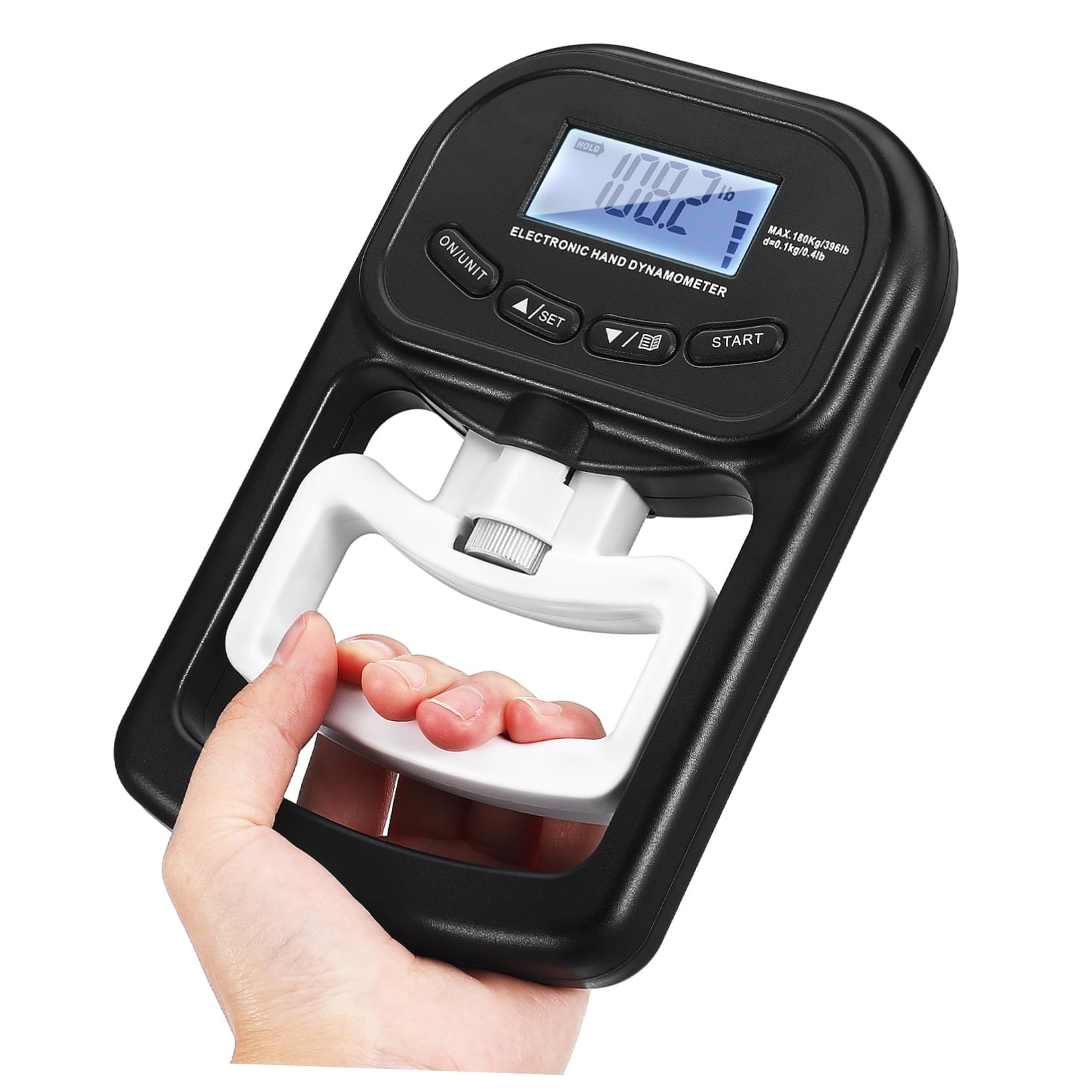 Tester Di Della Mano Digitale Ricaricabile Dinamometro Per Misurazione Della Di Grip Per Allenamento Riabilitazione e Fitness Design Ergonomico e Facile Da Usare