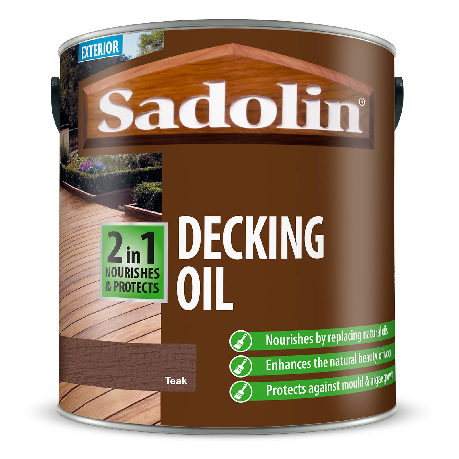 Sadolin Decking Oil 2.5L - Teak