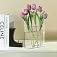 Alpharan Book Vase for Flowers Home Décor,Flower Vase Artistic and Cultural Flavor Decorative Vase Acrylic Clear Vase for Hom