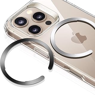 ESR magsafe リング マグセーフ シール 強力吸着 マグネットリング 磁気ワイヤレス充電対応キット 超薄型 MagSafe対応メタルリング HaloLockユニバーサルリング 磁気増強 マグセーフ シール iPhone16/15/1...