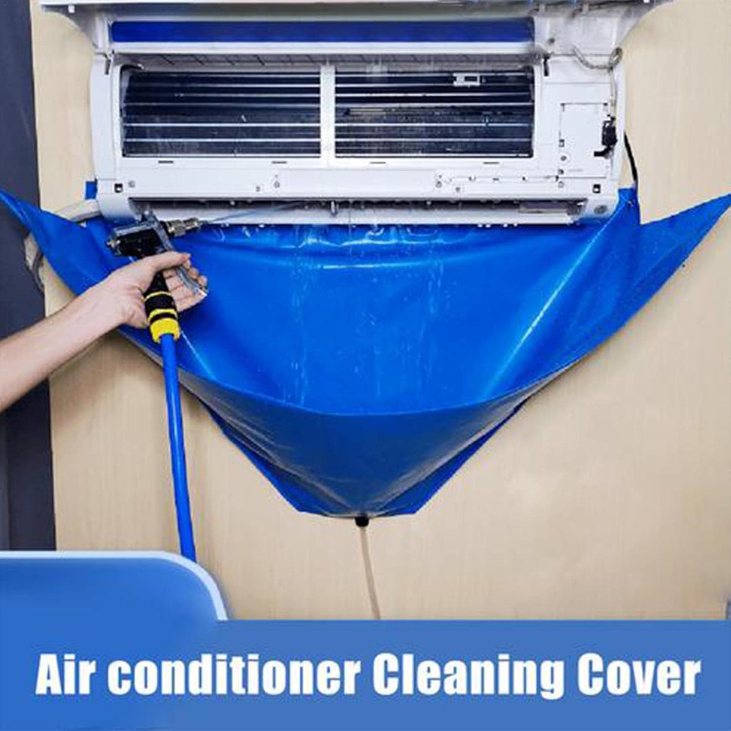 Plastik Terpal Cuci AC Air Conditioner Cleaning Cover Waterproof | Lazada Indonesia - View #2
