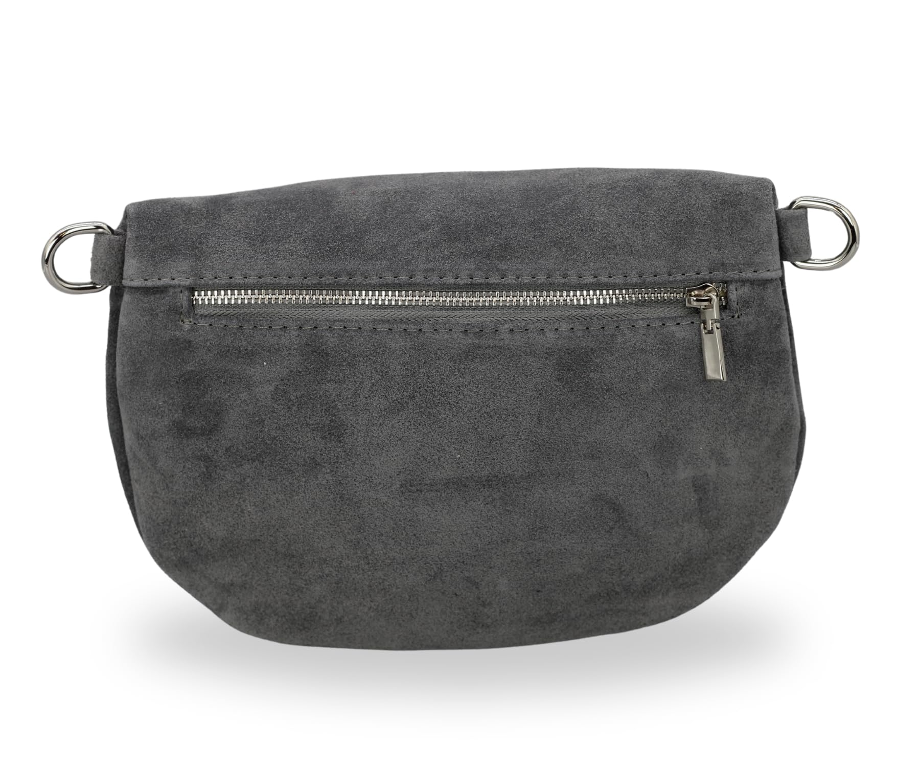 Brise Art AFIA Suede Bauchtasche Wildleder Handgefertigt Crossbody Bag | Damen Umhängetasche, Echtes Wildleder, Schultertasche mit Ledergurt & wahlweise gemustertem Riemen, 3 Fächer, Made in Italy