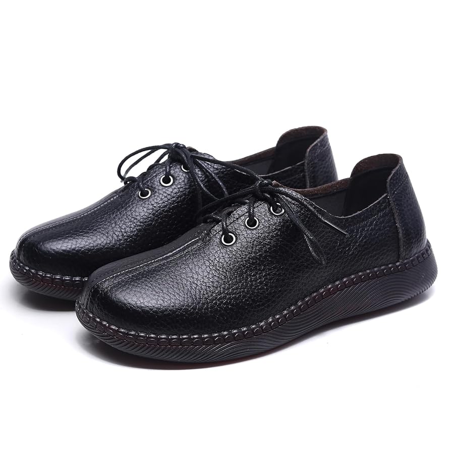 上美品COACH 靴 TEGAN OXFORD PEERAGE Moya Women's Wide Width Leather Lace Up Oxford Shoes
