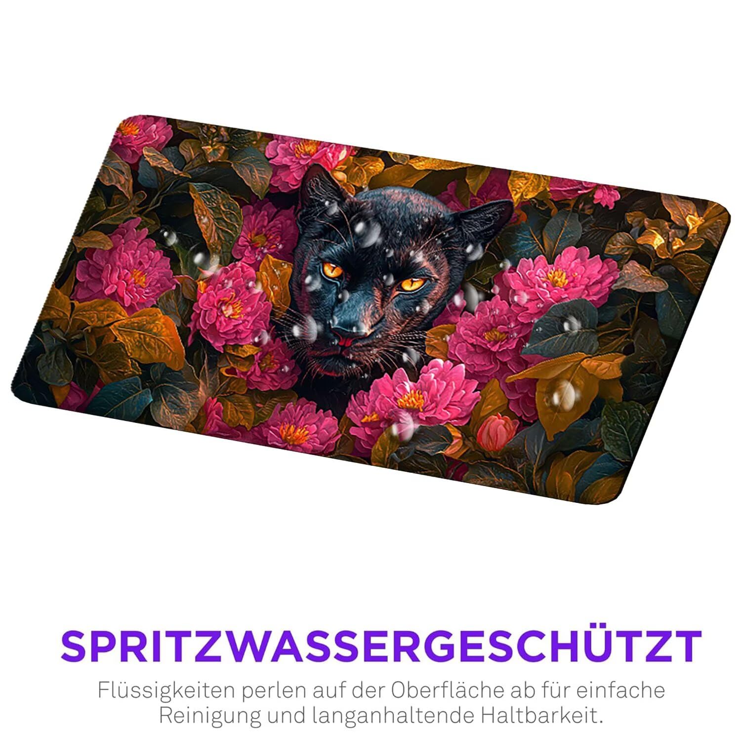 Podkładka pod mysz do gier, 1600 x 800 mm, duża gamingowa podkładka pod mysz, wodoodporna podkładka pod mysz, podkładka na biurko z przeszytymi krawędziami, mata na biurko z gumową podstawą, akcesoria