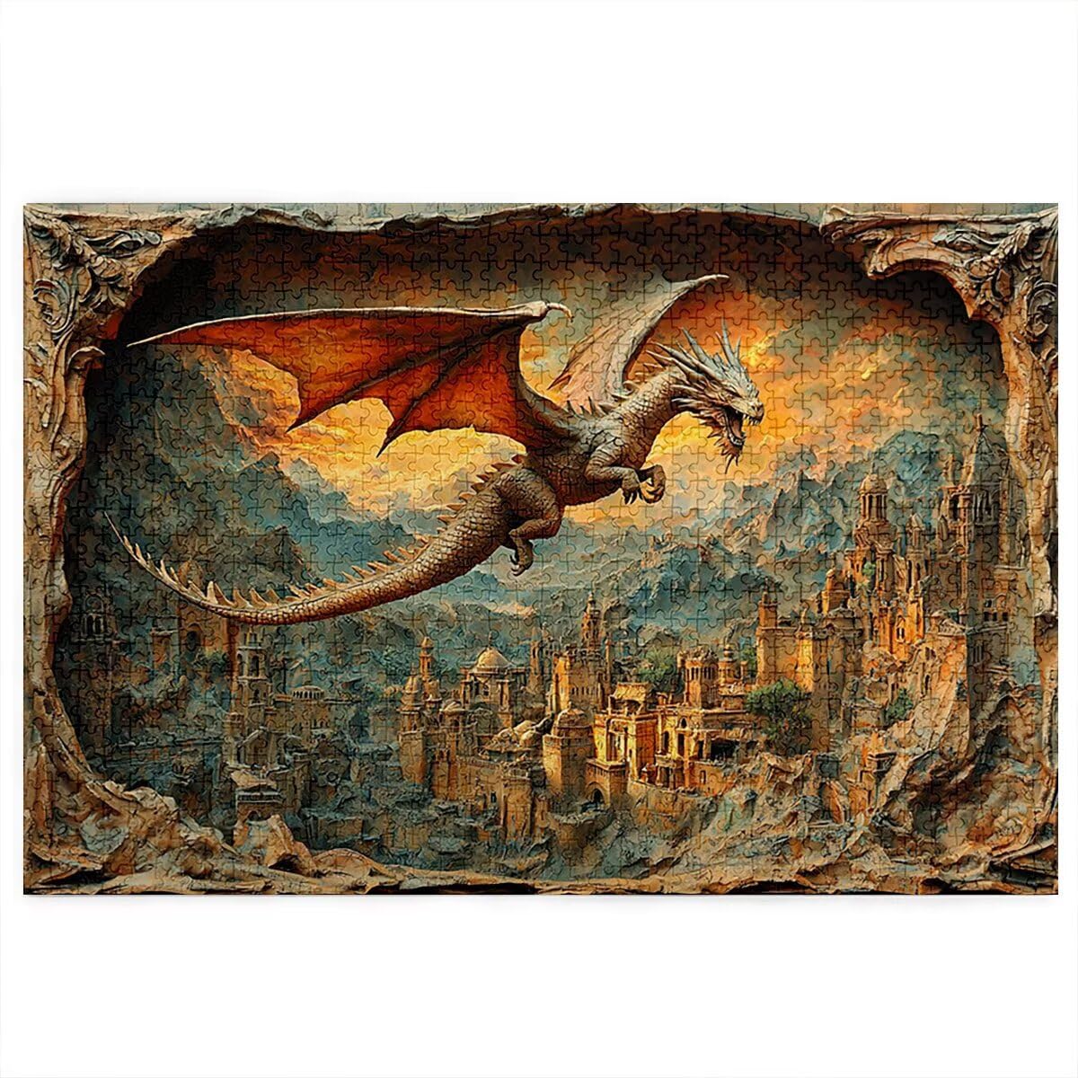 Puzzle 2000 elementów, latawiec, 2000 elementów, drewniane puzzle dla dorosłych, trudna łamigłówka, gra logiczna dla całej rodziny, drewniane puzzle do dekoracji salonu, prezenty, B-58