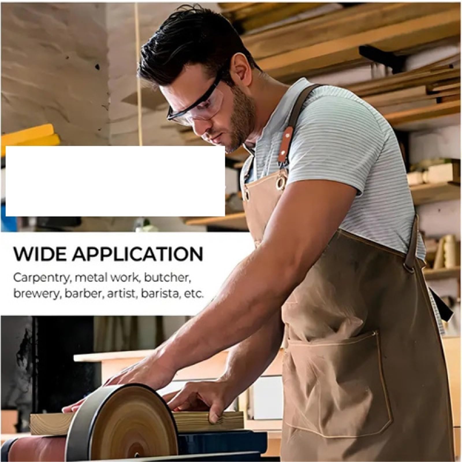 Tablier générique homme femme tabliers en toile vêtements de travail Pour Bricolage