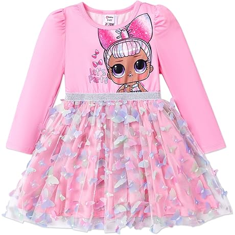 Girls' Glittering Tutu Dress