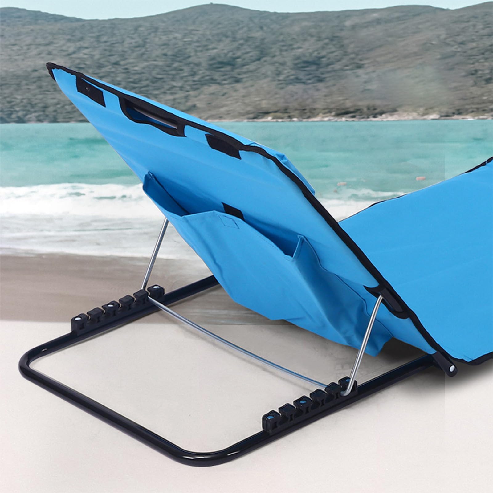 Silla bronceadora, tumbona de 5 posiciones para tomar el sol al aire libre para hombres y mujeres, tumbona plegable para piscina exterior, silla de playa para patio, jardín, playa, piscina,