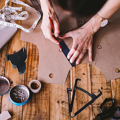 Miniatura 5 de Cinta métrica telescópica automática y calibrador de grasa corporal cinta métrica portátil y ergonómica para fitness pérdida de peso sastrería