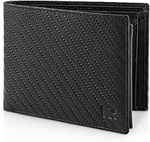 KRONIFY Apollo Lederen Portemonnee Voor Mannen Met Coin Pocket En RFID Bescherming I Kleine Heren Geschenkverpakking Card Case Slim Zwart 1012350925