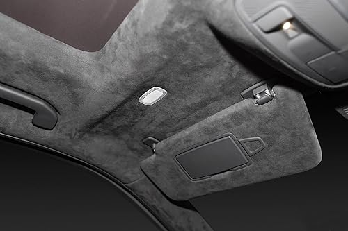 Miniatura 7 de The Yard - Tela de gamuza para techo de automóvil con material de respaldo de espuma, 60 x 36 pulgadas, tela de microgamuza para reparación de