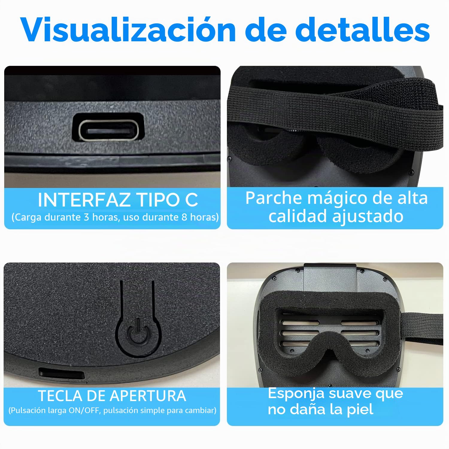Depointer Life Máscara LED con reconocimiento de gestos, máscara de transformación facial iluminada LED para disfraz, cosplay, fiesta, mascarada