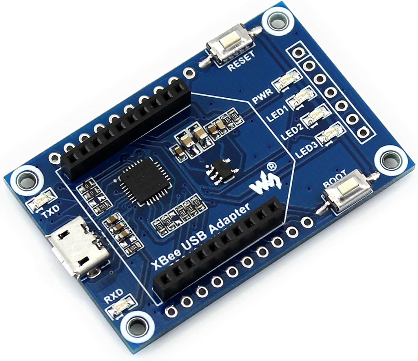 Waveshare UART Communication Board Supports XBee Connectivity