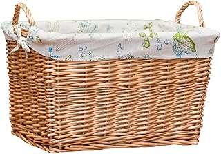 ZJYWMM Panier à Linge Panier à Linge en rotin synthétique tissé à la Main avec poignées, Pliable et Facile à Installer pour la Collection de Jouets Vêtements Sales ? Panier