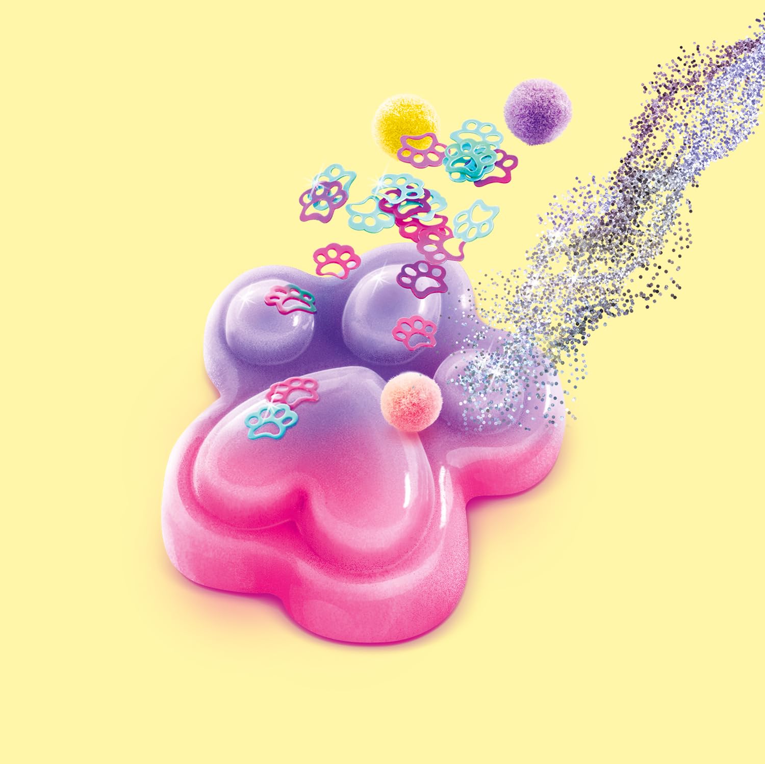 Canal Toys Squish Squish Squishy Factory – CREA TES Squishy Todo Esponjoso y Colorido – Añade Lentejuelas y personalizaciones – Idea de Regalo para niños a Partir de 6 años – Ocio Creativo – SQI 001