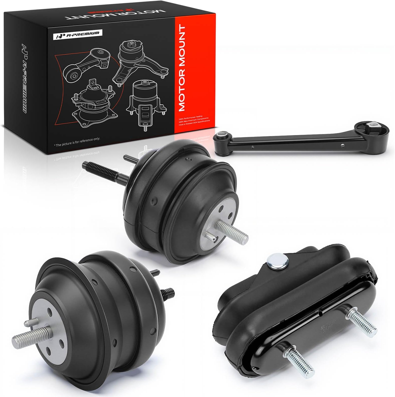A-Premium エンジン & トルク & トランス マウント 交換用 ビュイック ルツェルン キャデラック DTS 2006-2011、4.6L、4個セット