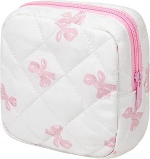 LETGO Bolsa de maquillaje acolchada de algodó...