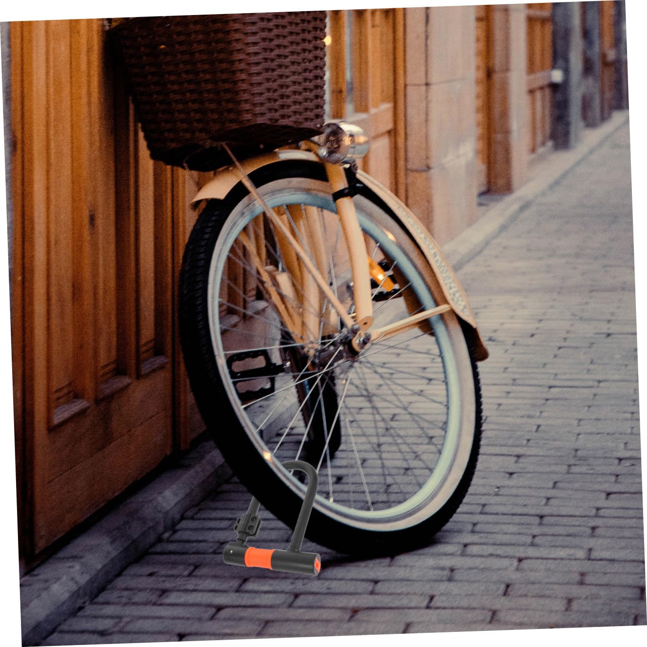 Candado para Bicicleta en Forma Acero Aleación Negro