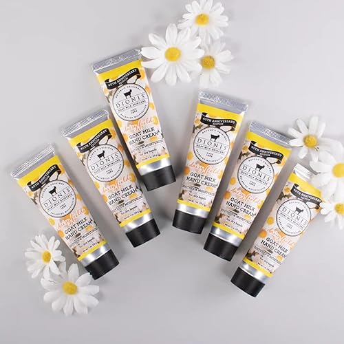 Miniatura 4 de Dionis - Crema de manos perfumada con leche de cabra para el cuidado de la piel Daisy Fields 1 onza - Juego de 6 - Fabricado en los Estados Unidos -