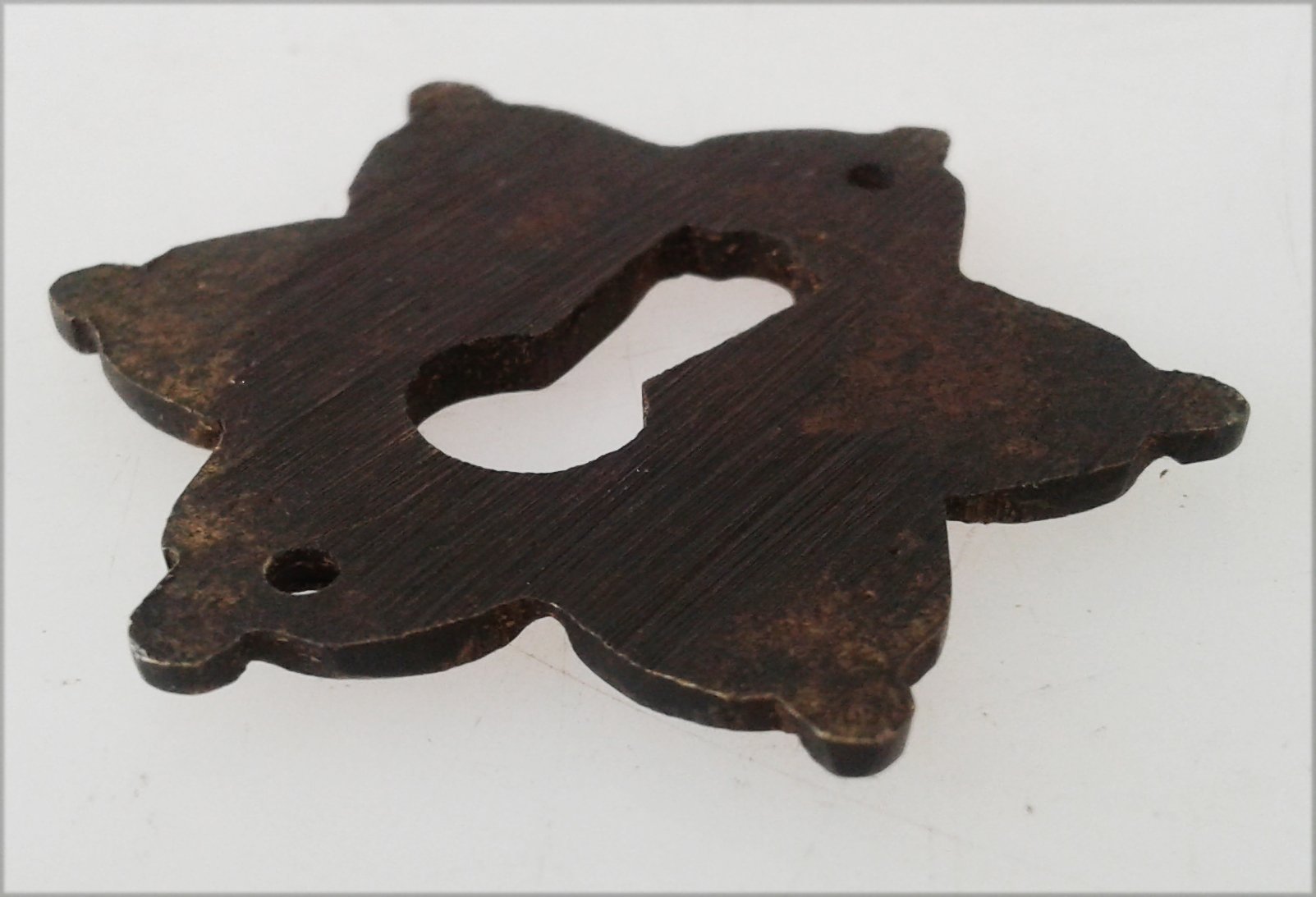 Star Shape Keyhole Cover Escutcheons 2 Pack