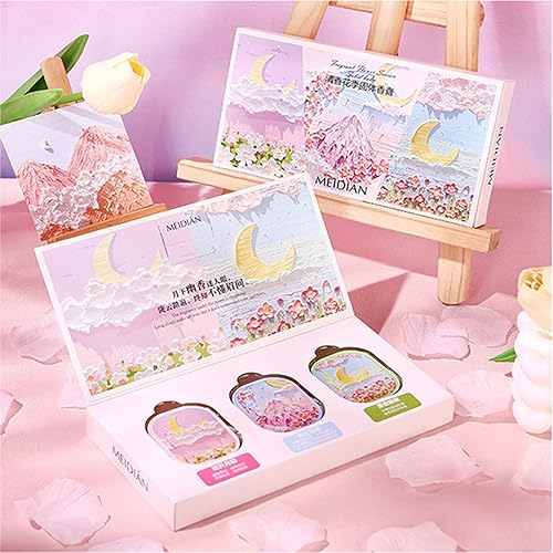 Miniatura 2 de gcdat Perfume sólido, paquete de 3 colonias sólidas para mujer, bálsamo de bolsillo portátil, perfecto para uso de viaje, perfume de fragancia