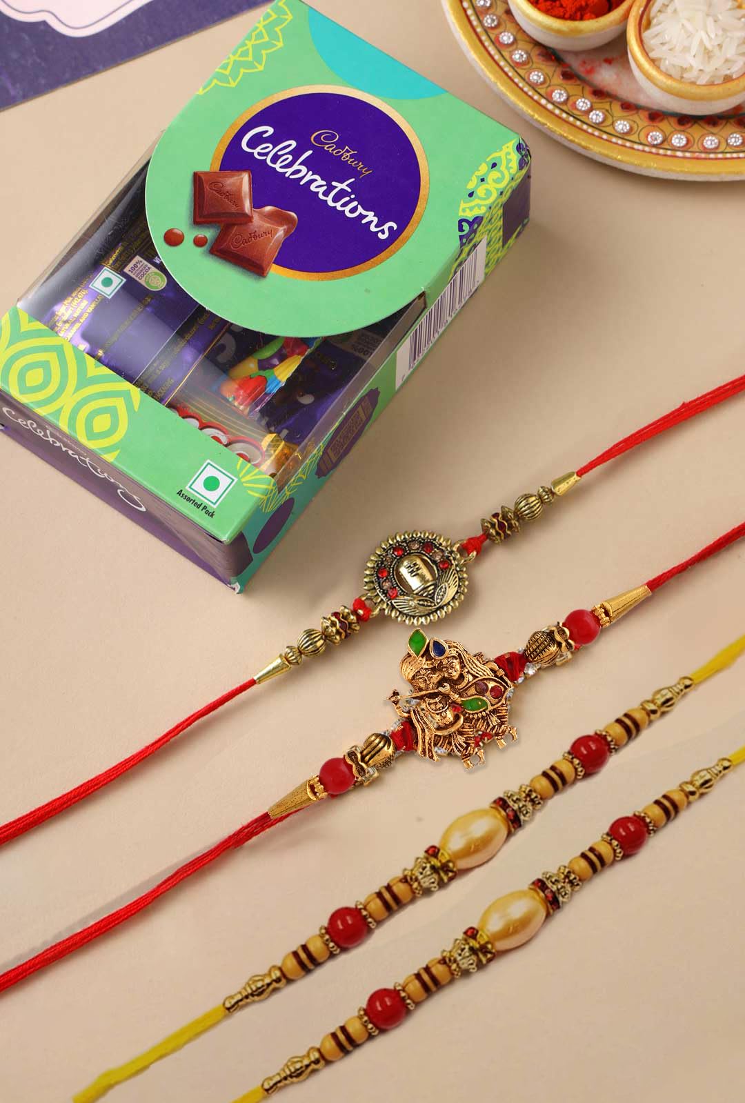Rakhi for Brother Combo with Gift, Rakhi Gift for Brother Rakhi with Chocolate For Bhai Bhabhi Kids, Rakshabandhan Gifts for Brother with Rakhi Rakhi Set of 4 (B09CMW7SDK) Amazon Price History, Amazon Price Tracker