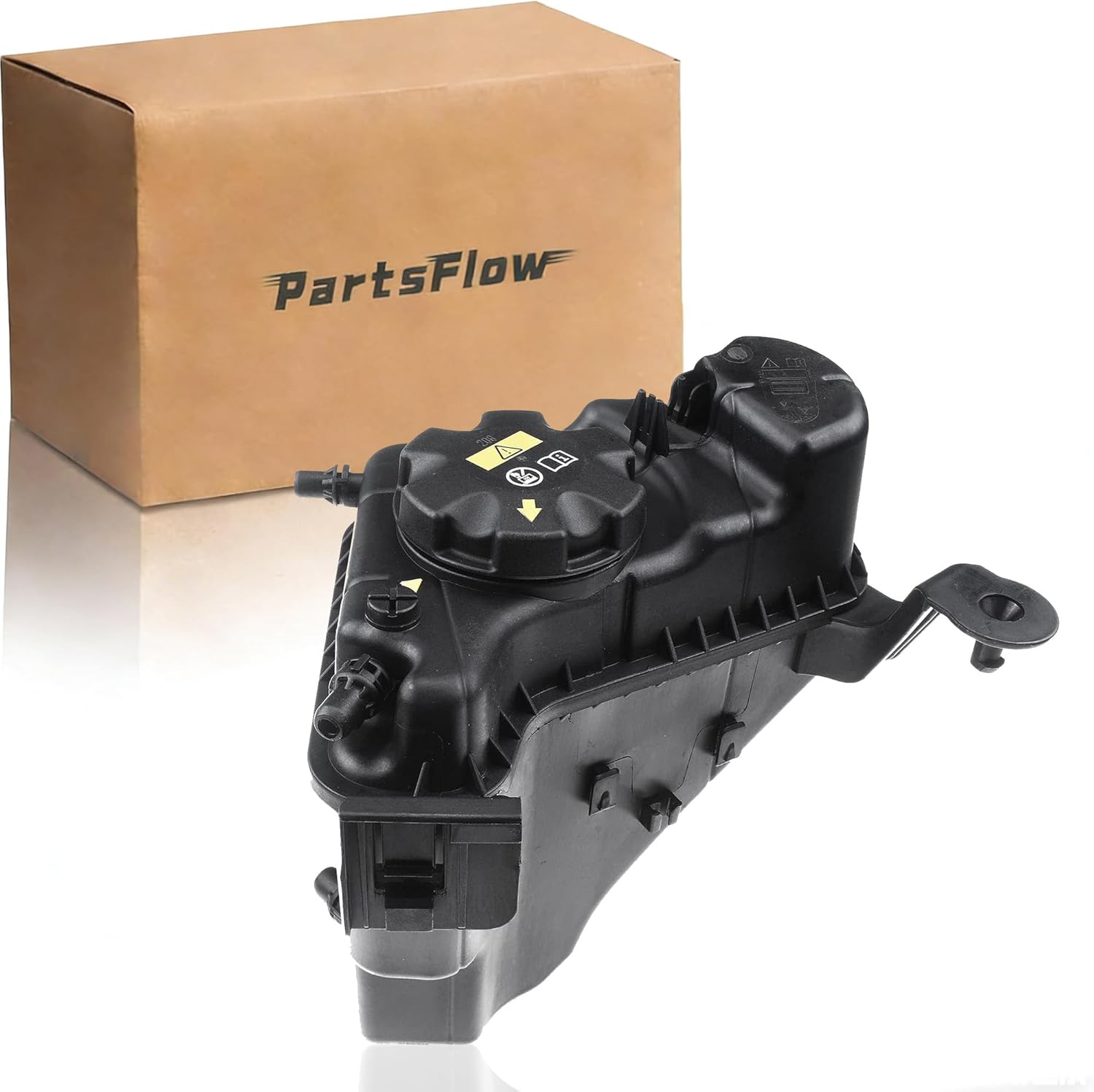PartsFlow Engine Coolant Reservoir Tank With Cap Compatible With 2017-2021 BMW 230i M240i/ 2017-2020 430i 440i / 2016-2019 340i/ 2017-2019 330i 17138677649 17138617044