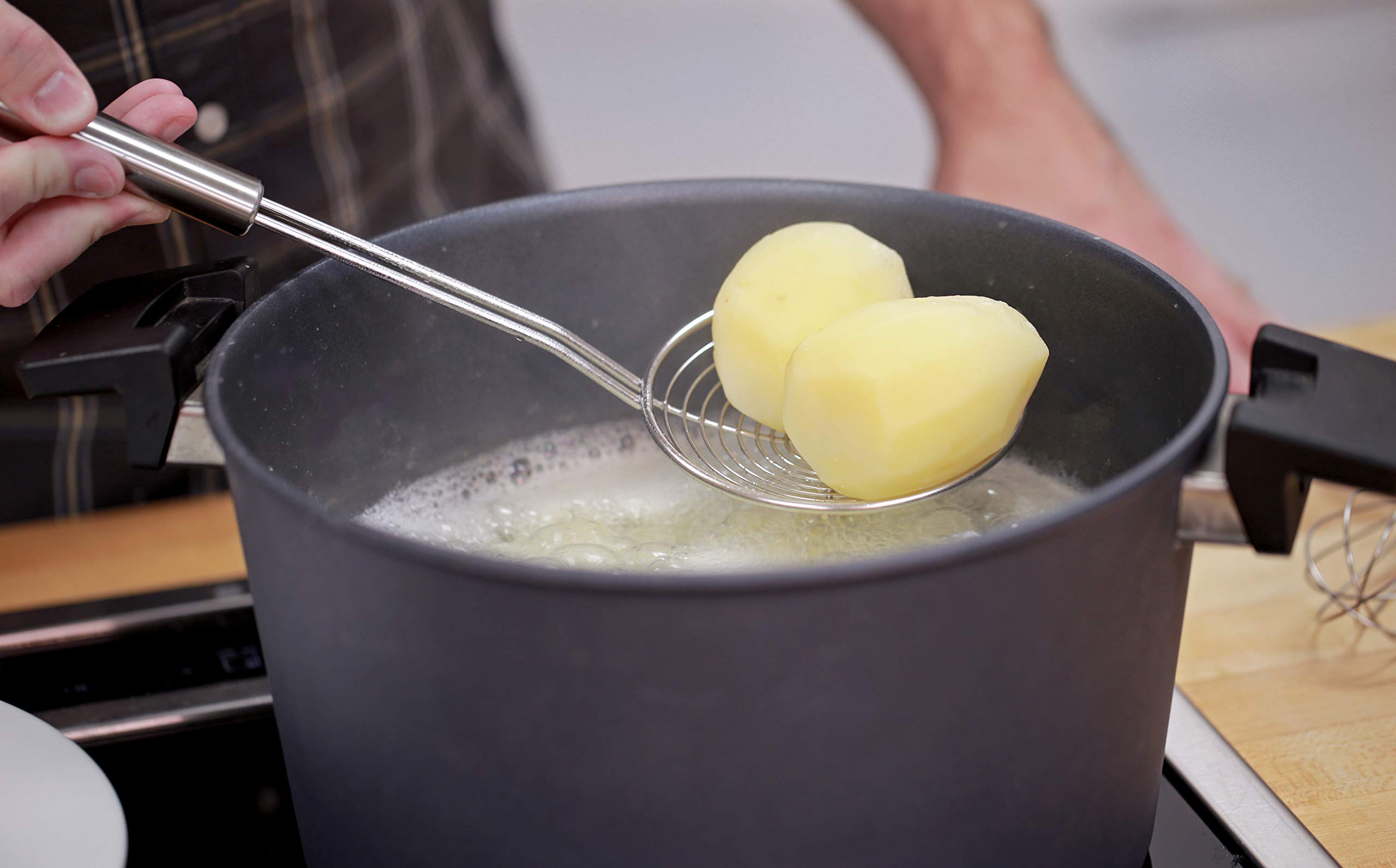 Küchenprofi PARMA espumadera de cocina Acero inoxidable - Espumaderas de cocina (Acero inoxidable, Acero inoxidable, Acero inoxidable, Con agujero en la empuñadura para colgar, 43 cm)