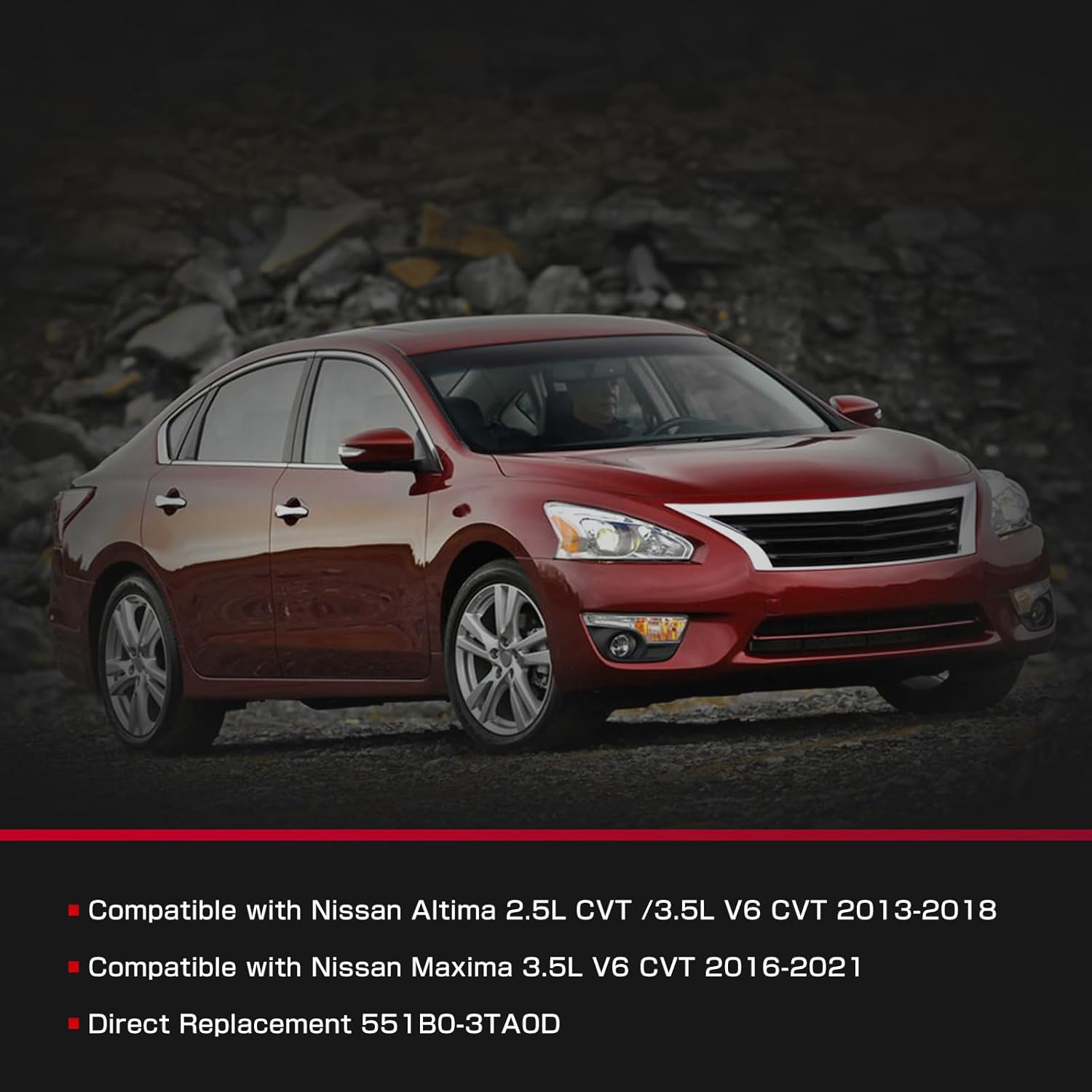 Rear Right Passenger Side Lower Suspension Control Arm Compatible with Nissan Altima 2013-2018 And Maxima 2016-2021 Replacement For 551B0-3TA0D