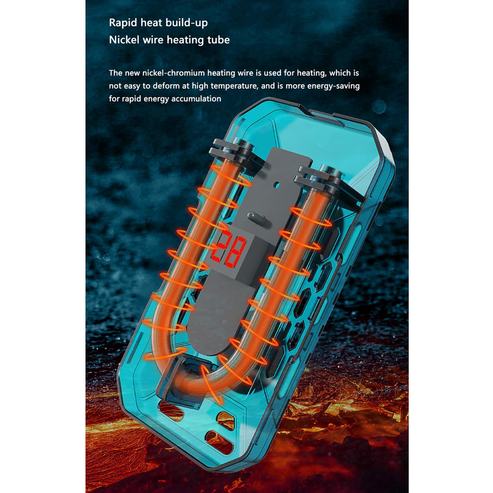 Asta riscaldante per Tartarughe Riscaldatore per Acquario Termostato Automatico Intelligente antideflagrante Basso Livello dell'Acqua Controllo remoto della Temperatura,100W (150W)