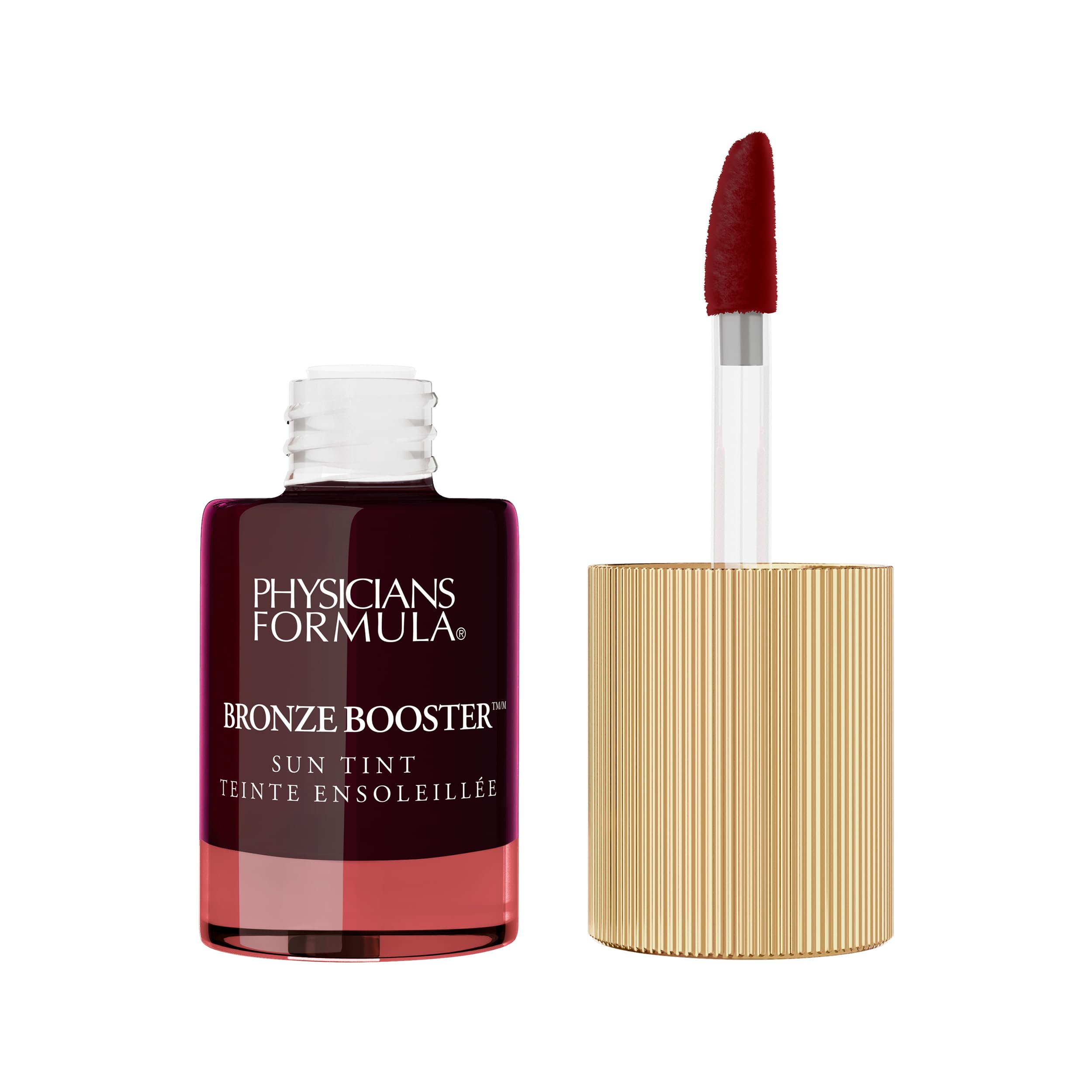 Physicians Formula, Bronze Booster Cheek and Lip Stain, Infused with Niacinamide, Phospholipids, and Vitamins C and E, Long Lasting, Natural-Looking Flush, Bronze Tint