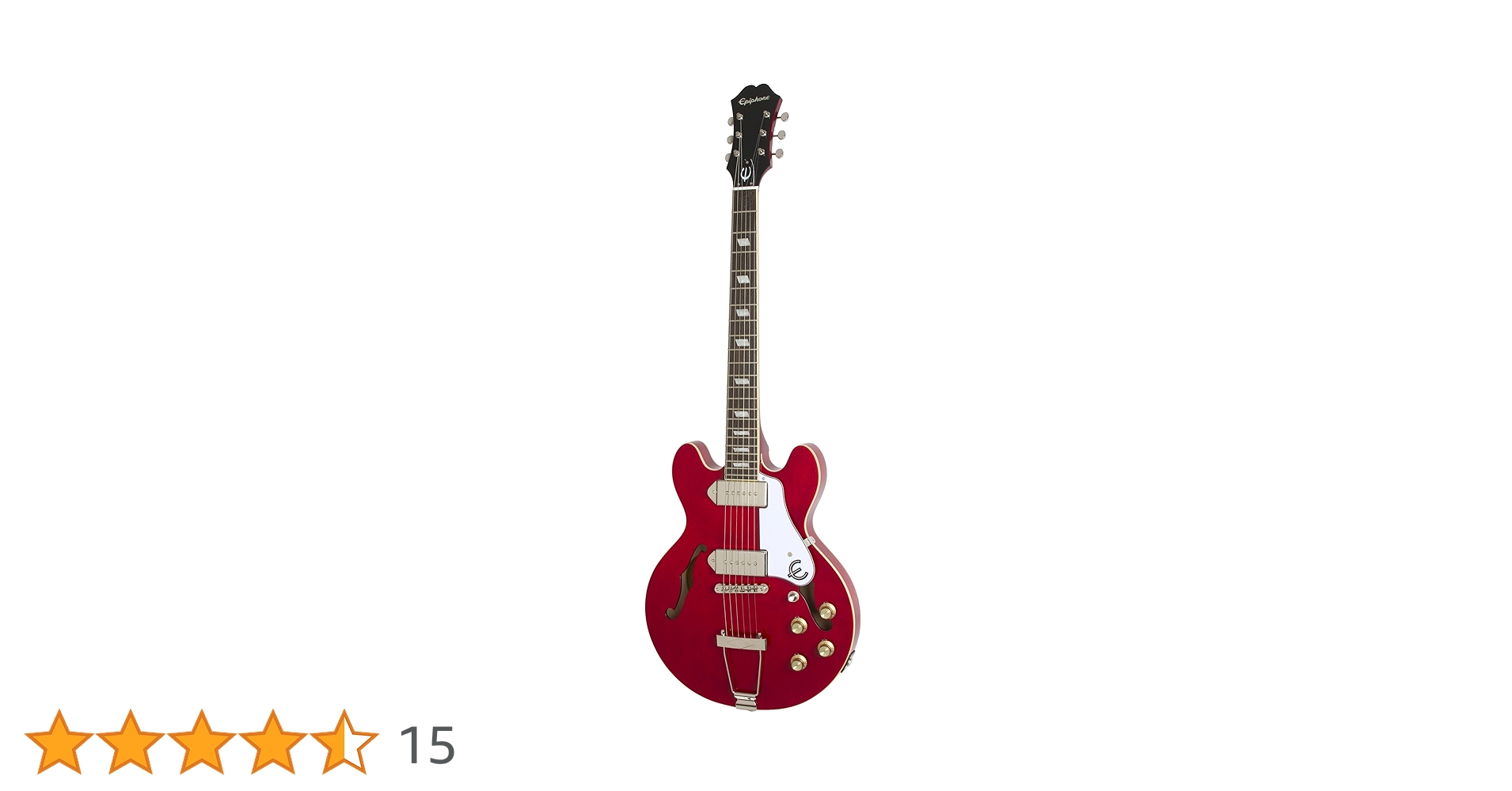 Epiphone Guitarra Elétrica Casino Coupe Thin Line Oca, Vermelho