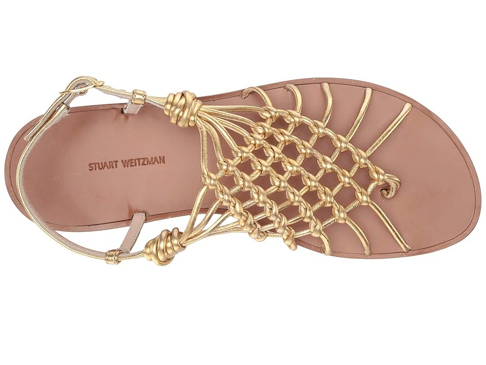 

Stuart Weitzman Seaside (Gold Metallic Nappa) Women's Shoes