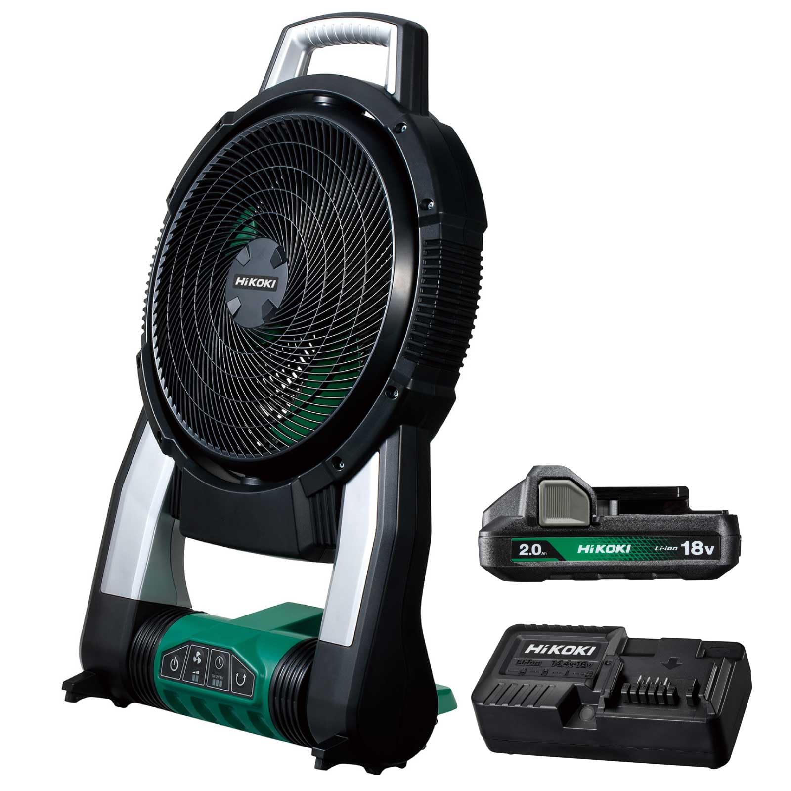 HiKOKI UF 18DASAL(NN) ポータブルファン2台セット Amazon | 【セット買い】 HiKOKI(ハイコーキ) 18V充電式ファン