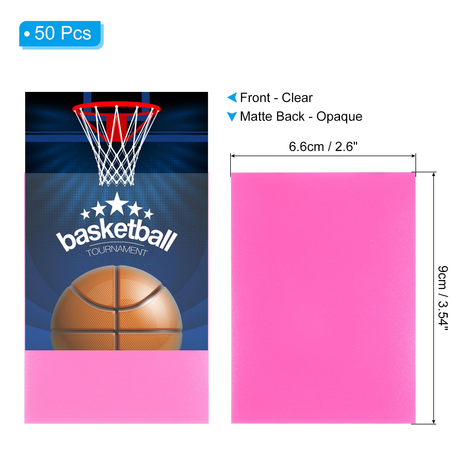 PATIKIL Soft Clear Cards Sleeves Cardholders 3.5x2.6inch - Image 2