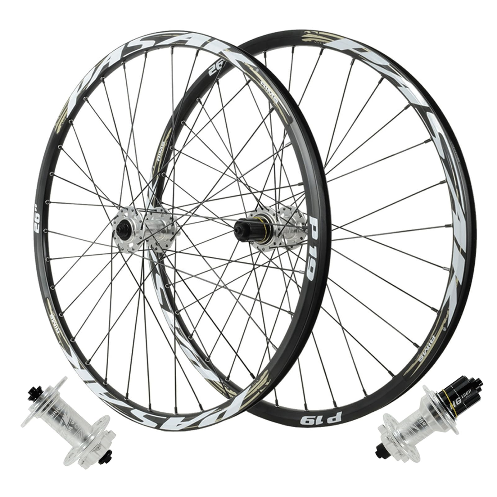 Roues de vélo pour sorties VTT en forêt et chemins de randonnée