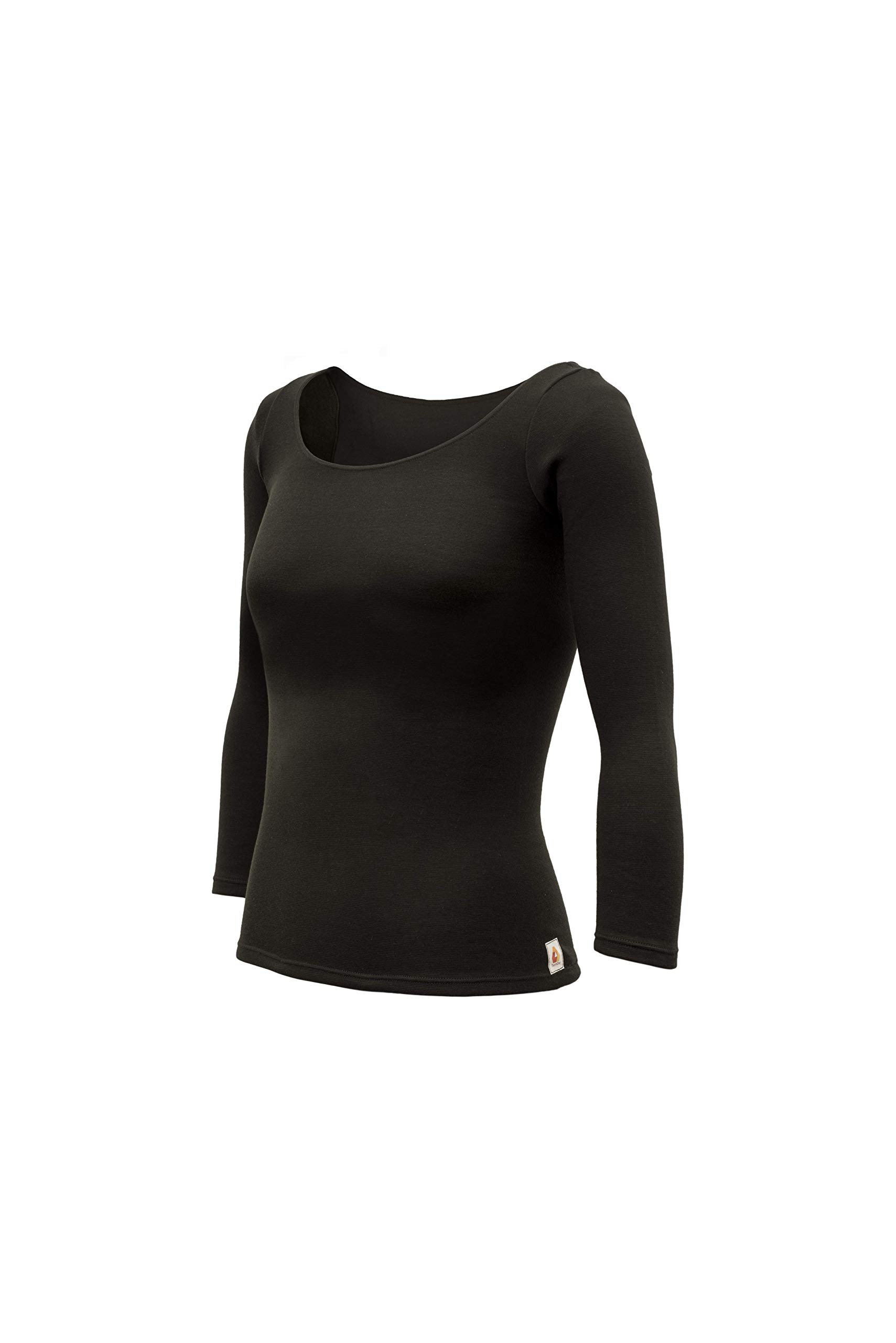 Amazon.co.jp: ThermOne (サーモワン) 暖撃 ラウンドネック レディース