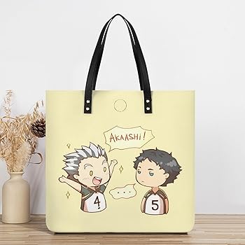Amazon | [Amiabout] 木兎光太郎 ハイキュー トートバッグ レザー エコ