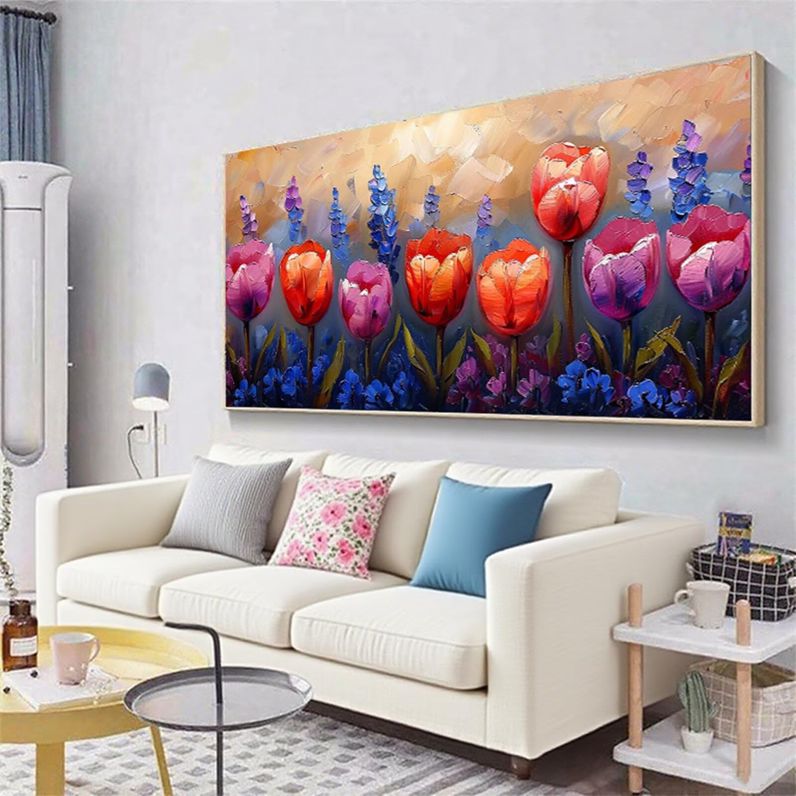 Zestawy do malowania diamentowego tulipanów dla dorosłych, 5D Dimond Art Flower Gem Arts and Crafts Paintings, DIY, kryształ górski, haft krzyżykowy, malowanie według numerów, dzieci, dekoracja pokoju